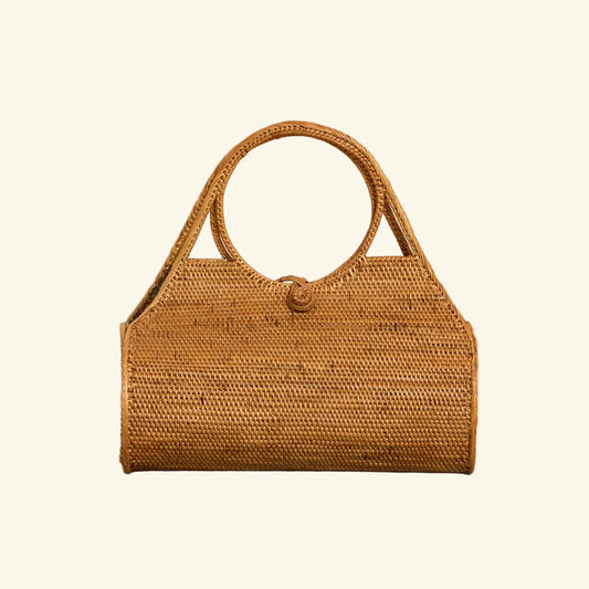 Ata Vine Handwoven Roll Summer Resort Handbag