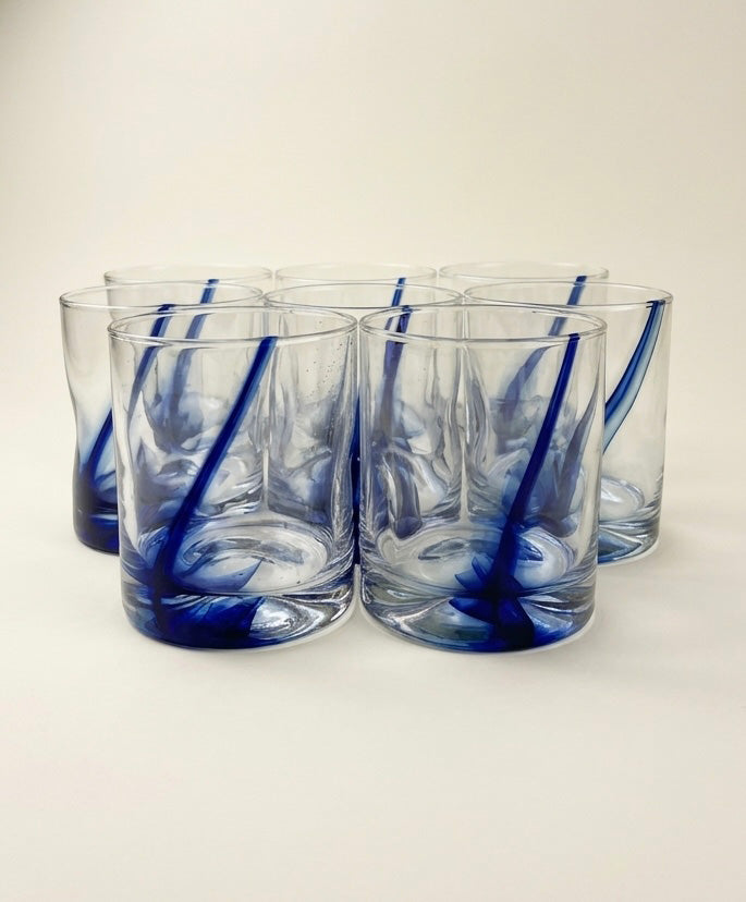 Blue Ribbon Impressions Dimpled Rocks Glasses by Libbey | Set of 8