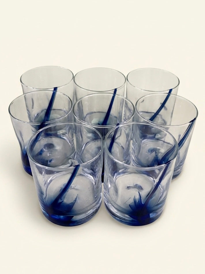 Blue Ribbon Impressions Dimpled Rocks Glasses by Libbey | Set of 8