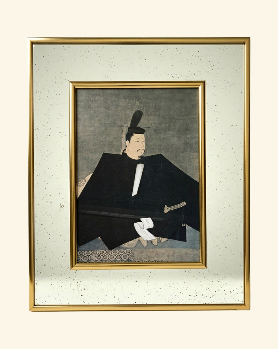 Framed Portrait of Minamoto no Yoritomo by Windsor Art Products