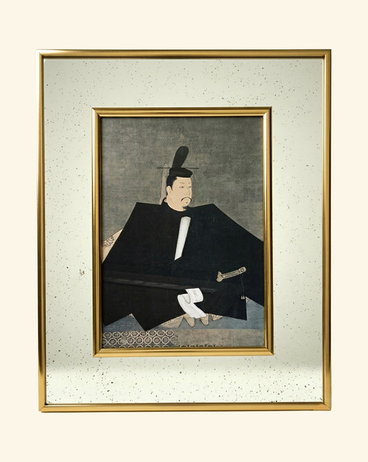Framed Portrait of Minamoto no Yoritomo by Windsor Art Products