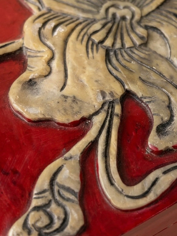 Red Soapstone Box