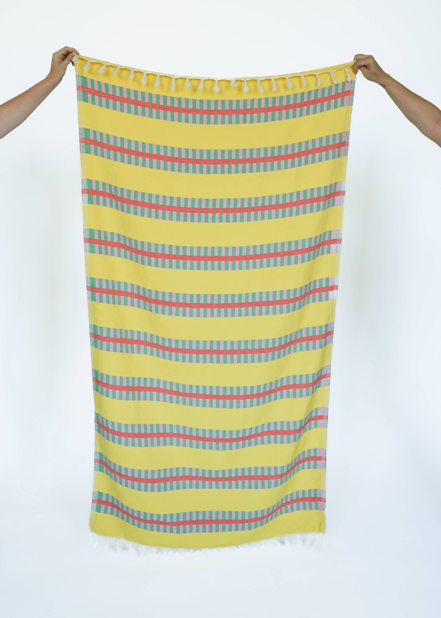 LATTICE TURKISH TOWEL | LEMON SPRITZ