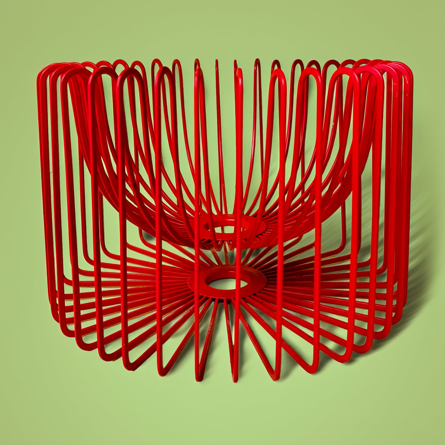 Red Trådig Fruit Bowl by Ehlén Johansson